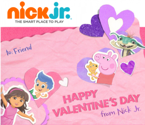 Free Nick Jr. Printable Valentine’s Day Cards