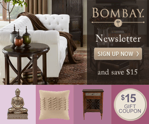 Free $15 Gift Coupon For Bombay Company