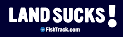 Free Land Sucks! Sticker From FishTrack